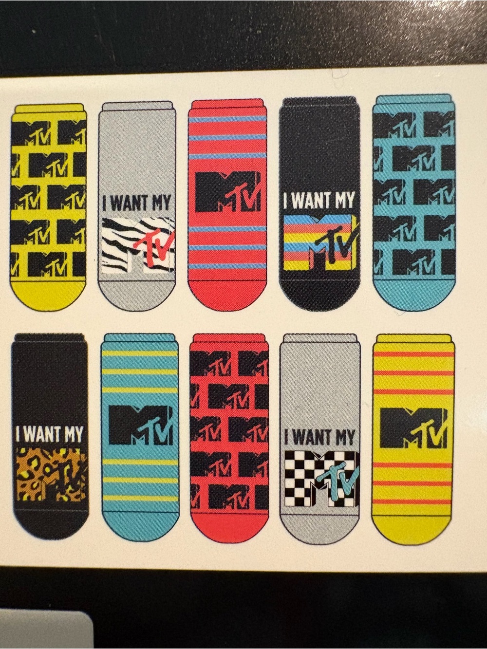 Women’s MTV 10 Pairs Low Cut Socks Fits SIze 4-10